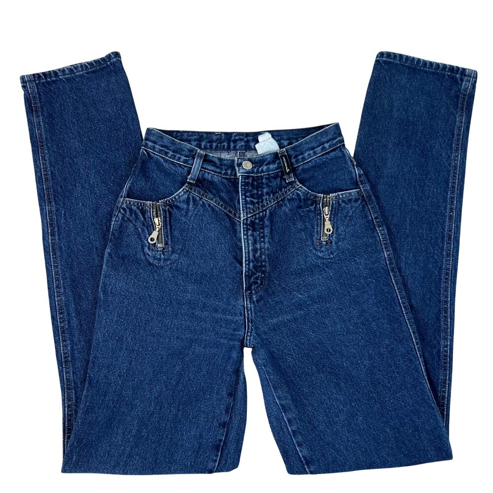 Rockies Rocky Mountain Vintage High Waisted Bareback Zipper Western Jeans (Sz 4)